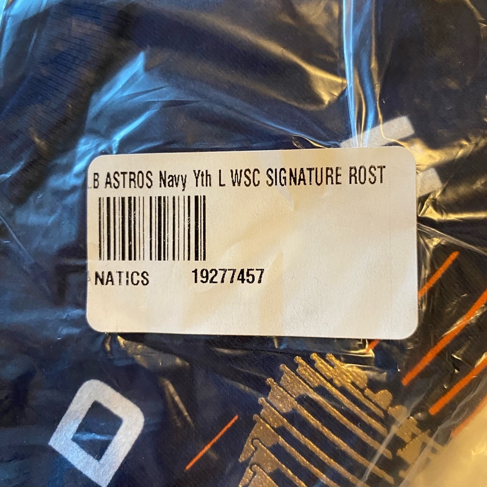 NEW - Houston Astros Youth Navy 2022 World Series Champions Signature Roster Tee - Picture 5 of 8